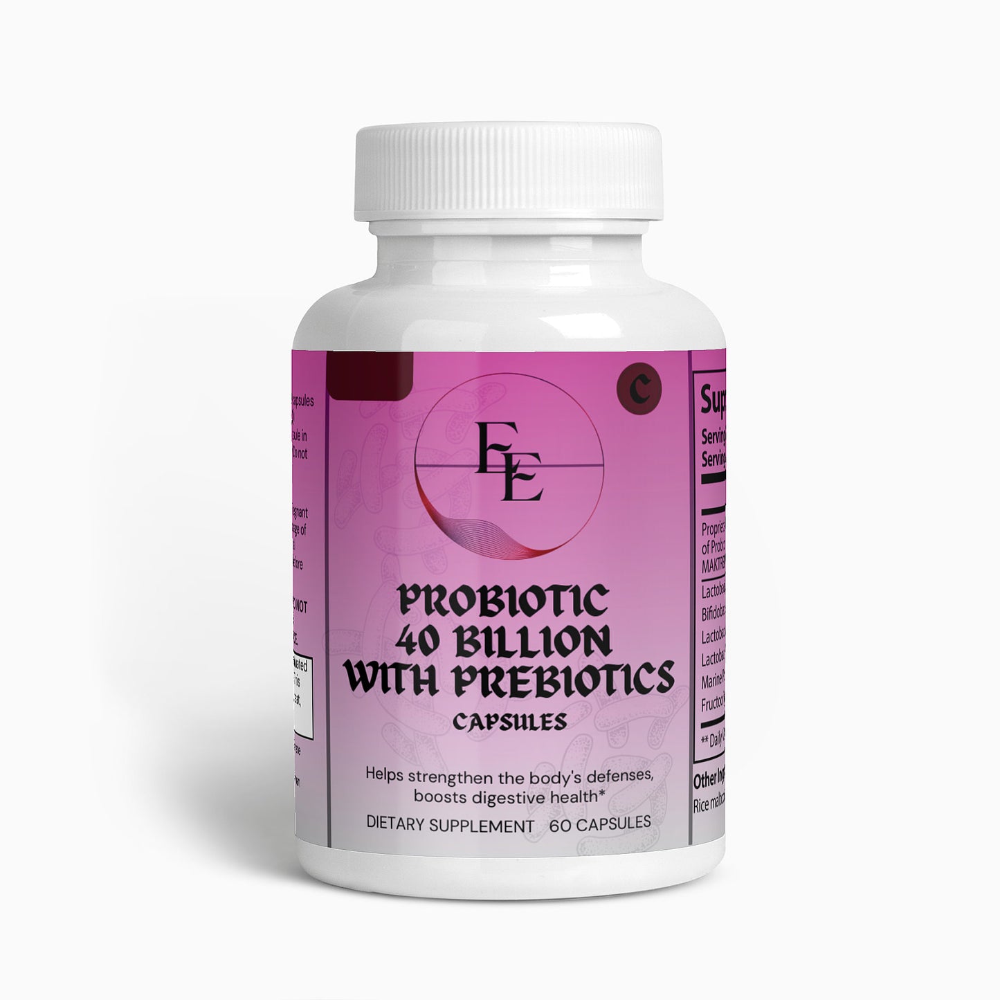 Probiotic 40 Billion with Prebiotics